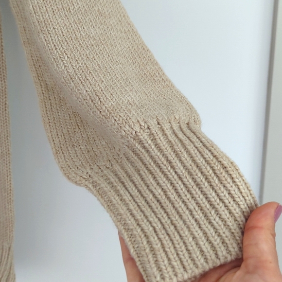 Calvin Klein Colorblocked Popcorn Knit Mock Neck Sweater Gray Large‎ - Picture 3 of 8